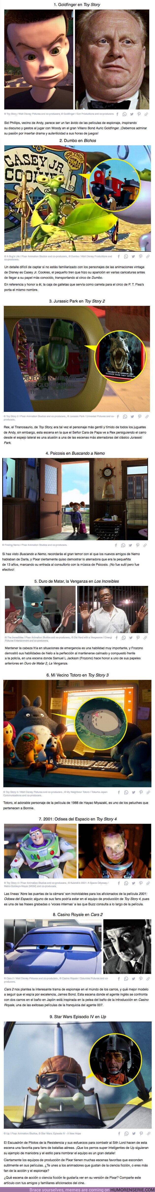 66499 - GALERÍA: 9 Escenas en películas de Pixar que hacen referencia a escenas épicas de clásicos del cine