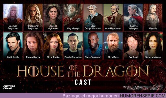 66624 - Ya tenemos el cast completo de 'House of the Dragon'.La serie spin off de “Juego de Tronos” comienza a rodarse este mes de Abril