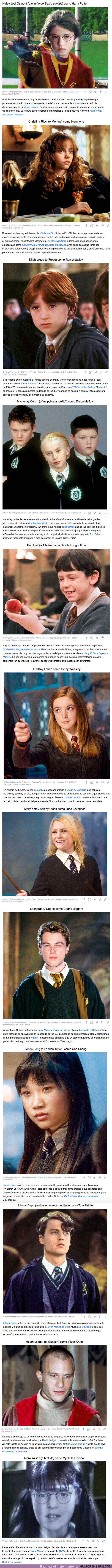 66834 - GALERÍA: Cómo se verían los estudiantes de Hogwarts si “Harry Potter” se hubiera hecho en los 90 con actores famosos de la época