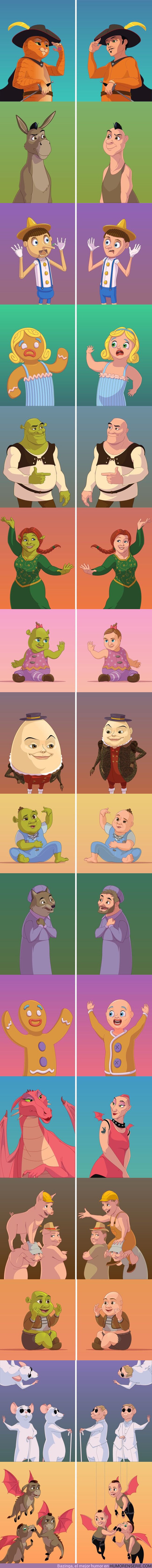 67012 - GALERÍA: Cómo se verían los personajes de “Shrek” si fueran humanos