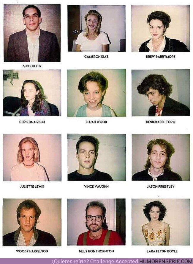 71379 - El director de casting Mali Finn tomó estas Polaroids a estos jóvenes aspirantes a estrellas entre los años 80-90's.¿Os suenan? 