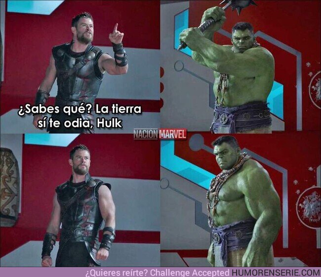 72171 - Podrás superar a tu ex, pero nunca la escena en la que Thor hace sentir mal a Hulk 