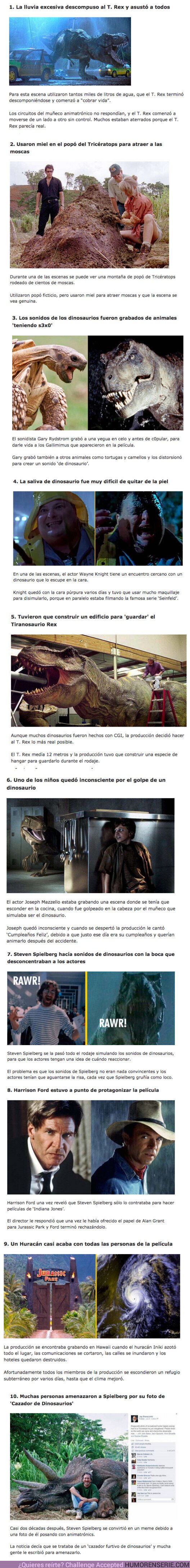 72371 - GALERÍA: 9 Cosas que pasaron durante el rodaje de la primer película de Jurassic Park