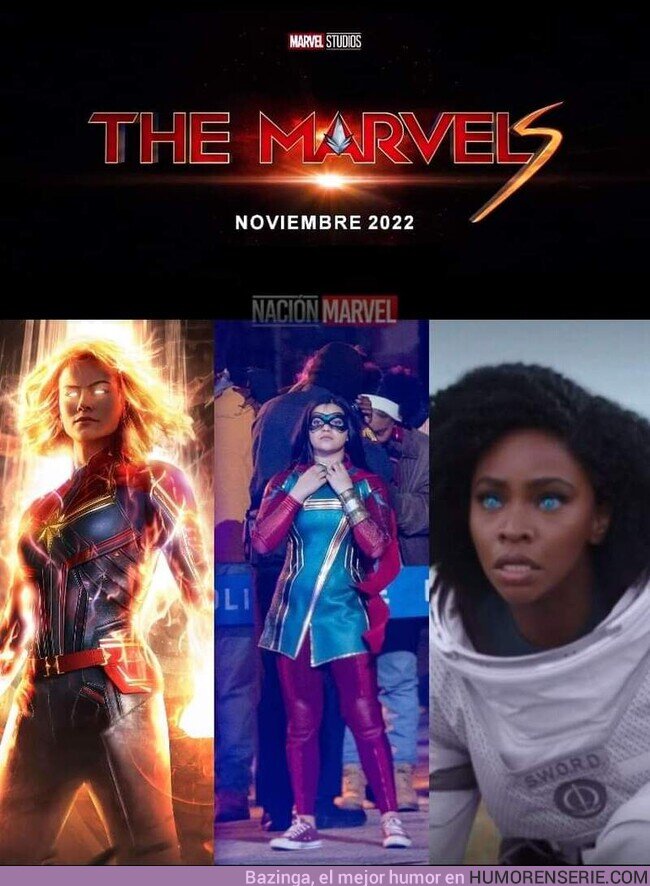 72612 - Brie Larson, Iman Vellani y Teyonah Parris confirmadas para la secuela de Capitana Marvel