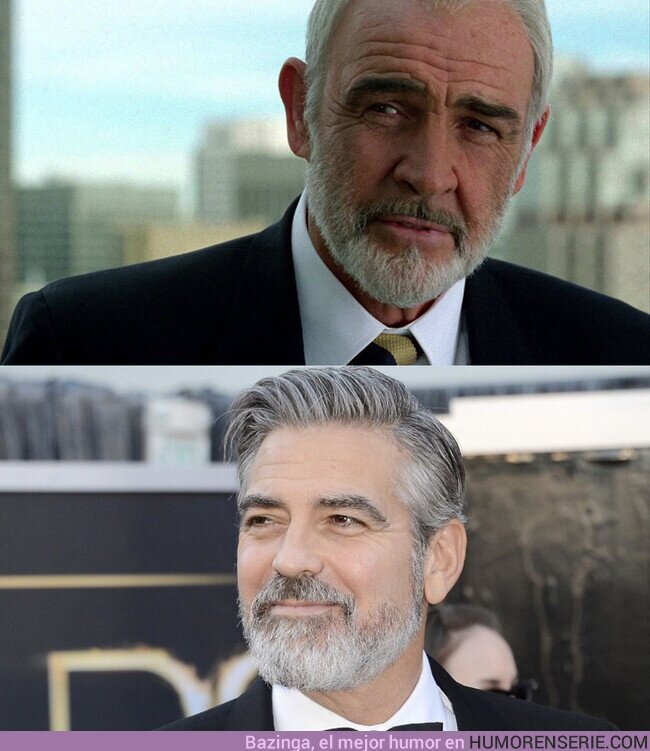 72963 - Diría que tanto Sean Connery como George Clooney han ganado atractivo con la edad