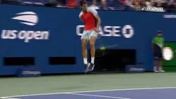 Carlitos Alcaraz en semis del US Open con puntazos como &eacute;ste, por @Eurosport_ES