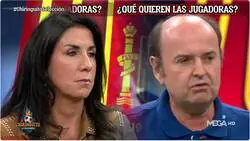 Juanma Rodr&iacute;guez sigue se&ntilde;alando a las futbolistas y defendiendo a la RFEF con este mensaje tan machista