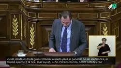 El gran rev&eacute;s de &Oacute;scar Puente a Feij&oacute;o en el debate de investidura