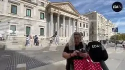 La tremenda reacci&oacute;n de esta se&ntilde;ora al ver a Javier Negre frente al Congreso