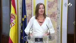 Armengol anuncia que el Rey ha encargado a Pedro S&aacute;nchez intentar la investidura