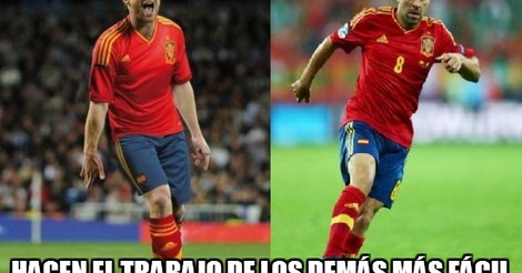  MEMEDEPORTES  Xabi Alonso y Xavi