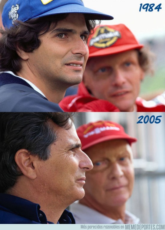 11834 - El paso de los años en F1 para Niki Lauda y Piquet