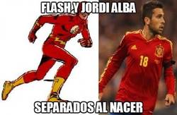 Enlace a Flash y Jordi Alba