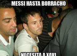 Enlace a Messi hasta borracho