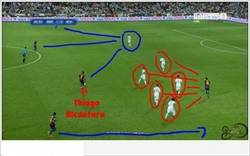 Enlace a Un simple marcaje a Messi