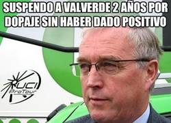 Enlace a Suspendo a Valverde 2 años por dopaje sin haber dado positivo
