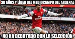 Enlace a 30 años líder del mediocampo del Arsenal