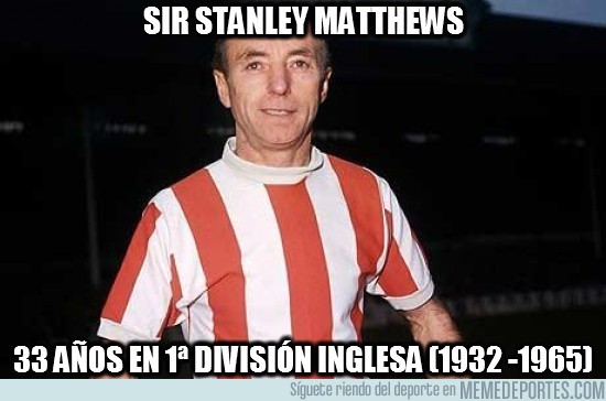 34301 - Sir Stanley Matthews, Zanetti y Giggs son unos aficionados