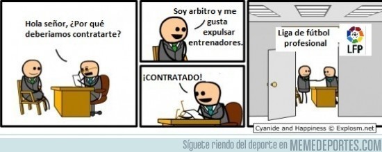 35718 - Le están cogiendo gustillo a expulsar a entrenadores por nada