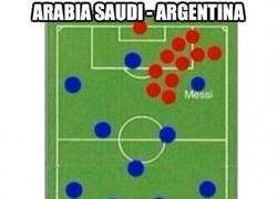 Enlace a Alineaciones Arabia Saudita - Argentina