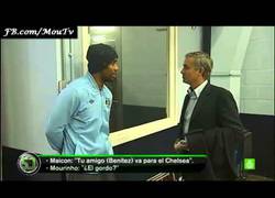 Enlace a VÍDEO: Mourinho y Maicon riéndose de Rafa Benítez