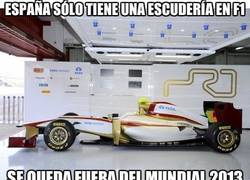 Enlace a Tenemos sólo una única escudería española en F1