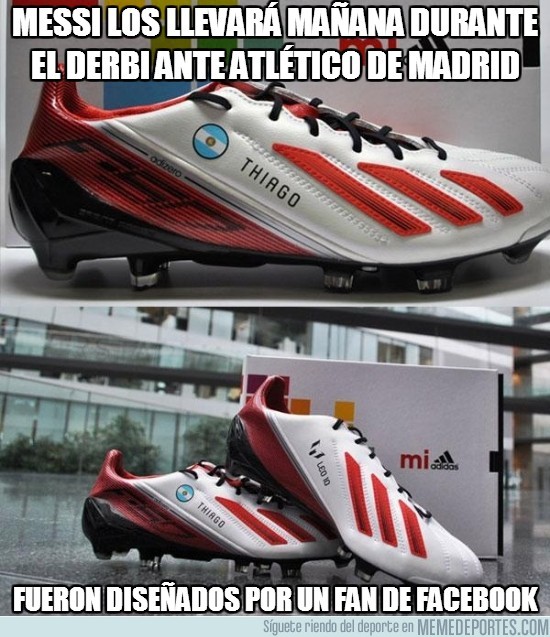 53117 - Las botas diseñadas por un fan de Messi