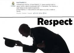 Enlace a El Real Madrid dando un claro ejemplo de #Respect