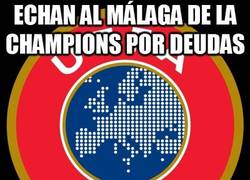 Enlace a Echan al Málaga de la Champions por deudas