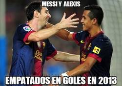 Enlace a Messi y Alexis