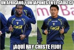 Enlace a Un africano y un japones en el Cádiz CF