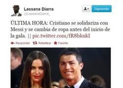 Enlace a Cristiano se solidariza con Leo por @LassanaDiarra_