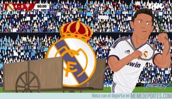 65511 - Cristiano tirando del carro del Real Madrid otra vez más por @r4six
