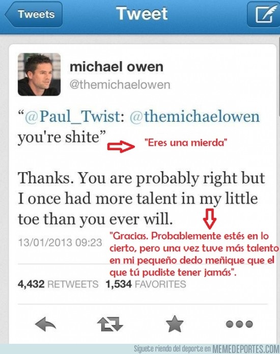 68336 - Zas de Michael Owen a un twittero