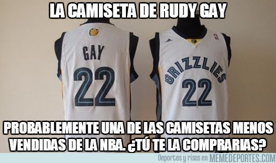 68425 - La camiseta de Rudy Gay