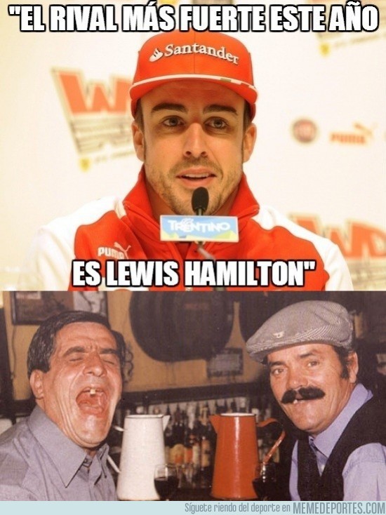 69534 - Fernando Alonso siempre tan bromista