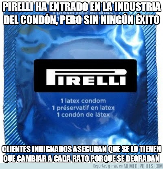 75849 - Pirelli ha entrado en la industria del condón, pero sin ningún éxito