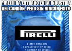 Enlace a Pirelli ha entrado en la industria del condón, pero sin ningún éxito