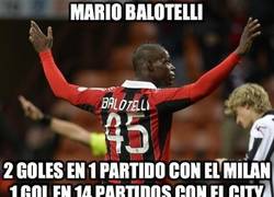 Enlace a Mario Balotelli, el aire italiano le sienta bien