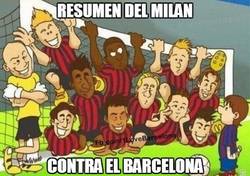 Enlace a Resumen de la primera parte del Milan - Barça