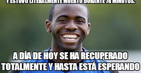 [ MEMEDEPORTES ] La recuperación de Fabrice Muamba