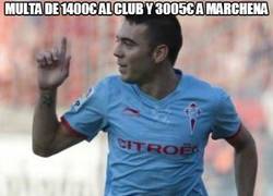 Enlace a Multa de 1400€ al club y 3005€ a Marchena