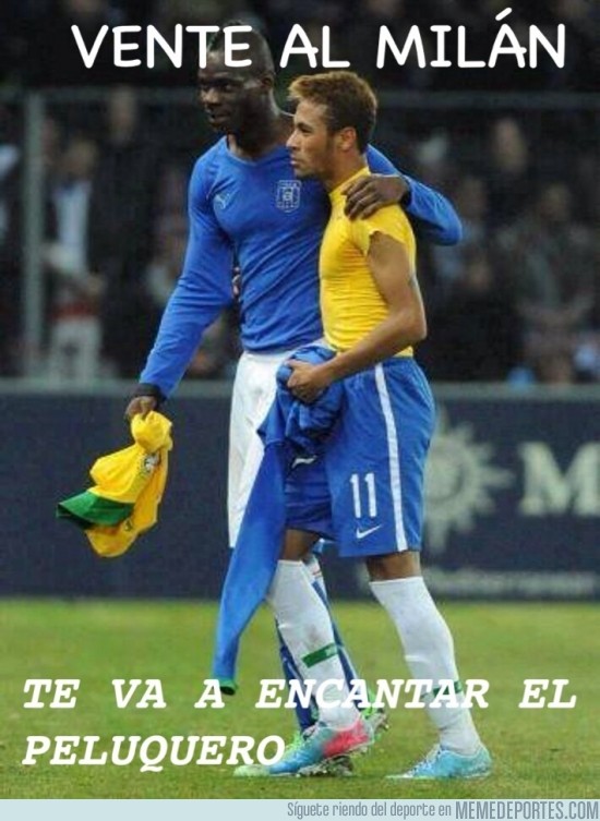 104126 - Balotelli convenciendo a Neymar