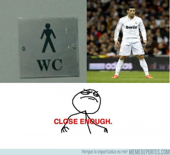 106585 - Cristiano Ronaldo y las señales de los baños