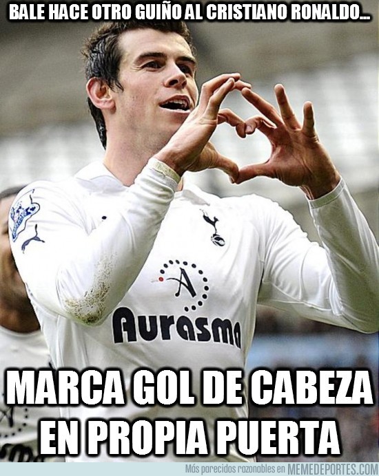 94369 - Bale hace otro guiño al Cristiano Ronaldo