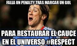 Enlace a Falla un penalty tras marcar un gol