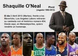 Enlace a Los Lakers le retiran el número #34 a Shaq O'Neal, aquí un pequeño homenaje