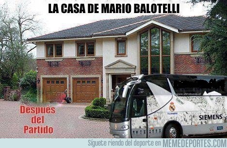123906 - La casa de Balotelli si hoy el Real Madrid remonta