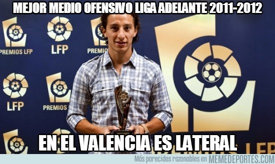 128941 - Mejor medio ofensivo liga Adelante 2011-2012