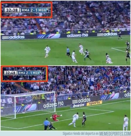 129700 - El gol de contraataque que hizo Özil al Málaga solo duró 10 segundos